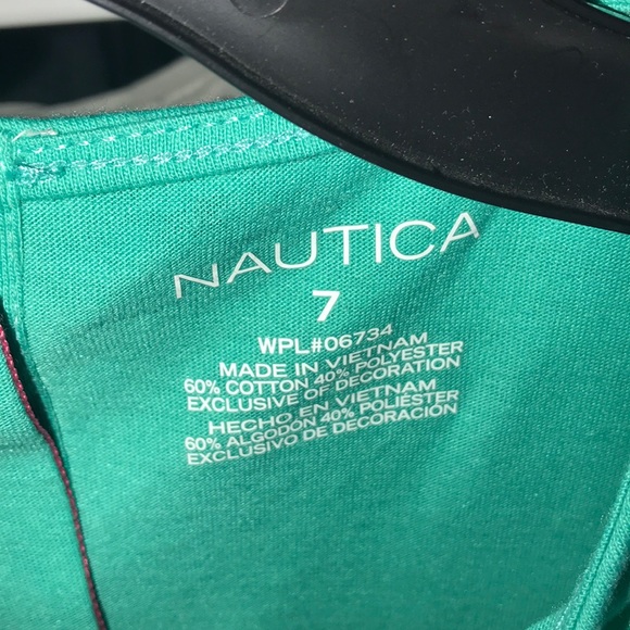 Girls Nautica back-button down blouse! Too Cute! - Picture 3 of 3